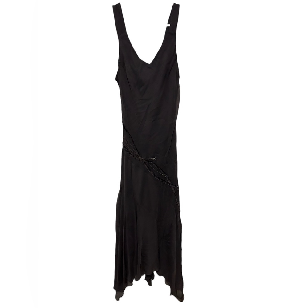 Jonathan Martin vintage grey tank silk dress size 10